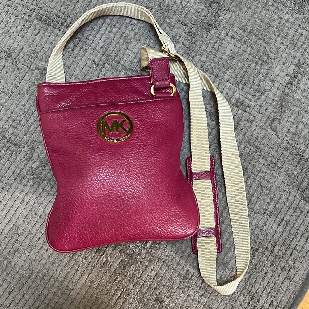 Michael Kors, leather cross body purse